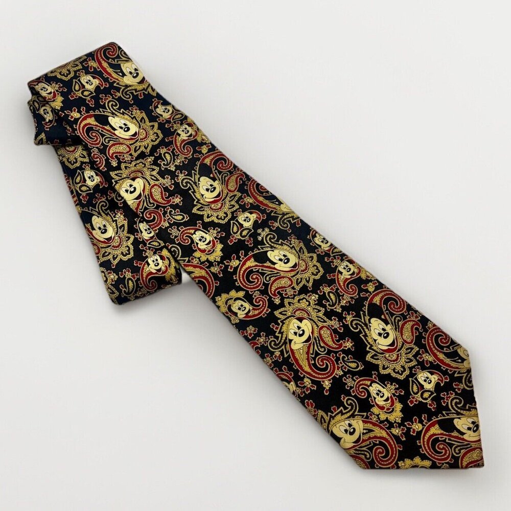 Balancine the Tie Works Disney Paisley Hidden Mickey Mouse Men Tie 59"‎